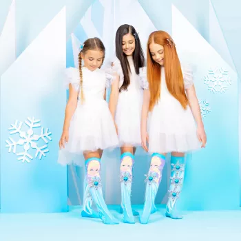 MADMIA Vaikiškos Kojinės Iki Kelių Frozen Elsa 3D Spauda - 1 Pora