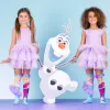 MADMIA Disney Frozen Elsa Anna Aukštos kojinės mergaitėms - 1 pora, vaikiškas batų dydis US 10-3 (EU 27-34), įvairiaspalvės