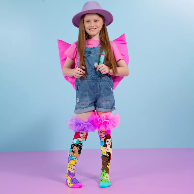 MADMIA Disney Princess 3D ilgosios vaikiškos kojinės Md028