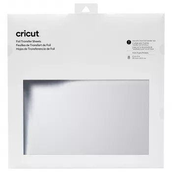 Cricut Transfer Vinyl Sheet 30.5 cm x 30.5 cm Silver Metallic Gloss