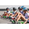 EzyRoller Classic Foot-Powered Go-Kart for Kids 3-12 Years Red