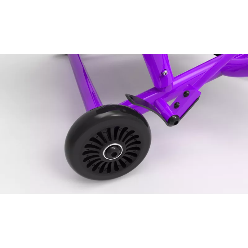 EzyRoller Classic Leg-Powered Go-Kart for Kids 3-12 Years Purple