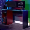 XROCKER Gaming Desk Grey-Red