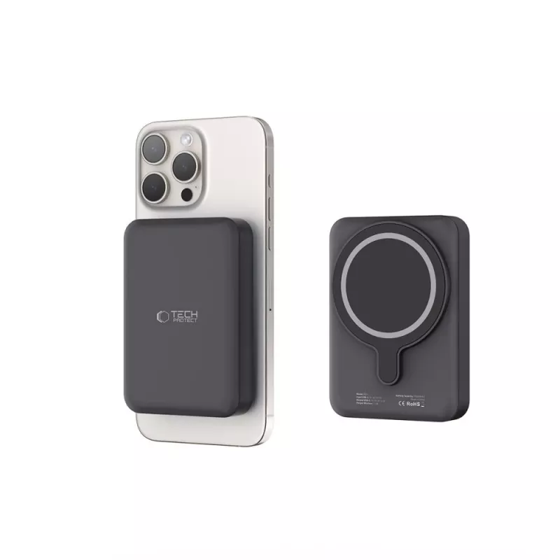 TECH-PROTECT PB11 LIFEMAG MagSafe Power Bank 10000mAh Black