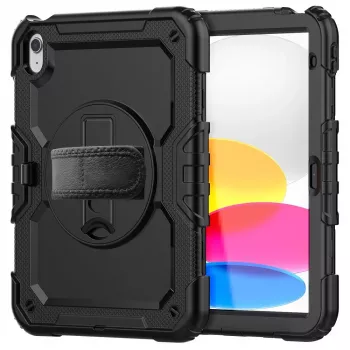 Tech-Protect Solid360 for iPad 10.9 10th Gen (2022) / iPad 11 11th Gen (2025) Black