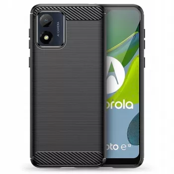 TECH-PROTECT Dėklas Motorola Moto E13 TPU Carbon Black