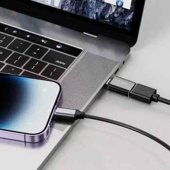 TECH-PROTECT ULTRABOOST Adapter Lightning to USB OTG Black
