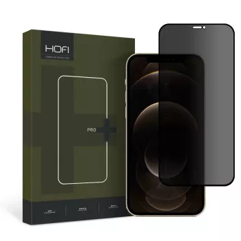 HOFI Anti Spy Glass Pro+ privatumo ekrano apsauga, skirta Apple iPhone 12 / 12 Pro