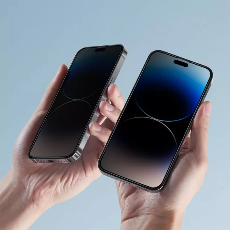 HOFI Anti Spy Glass Pro+ privatumo ekrano apsauga, skirta Apple iPhone 12 / 12 Pro