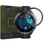 HOFI Hybrid Pro+ Hibridinis stiklinis ekrano apsauginis stikliukas, skirtas Garmin Forerunner 965 – juodas