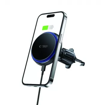 TECH-PROTECT MM15W-V4 Magnetic MagSafe Vent Car Mount Wireless Charger 15W Black