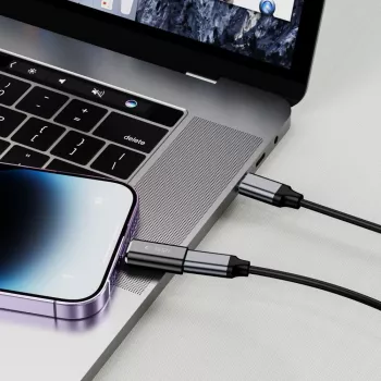 TECH-PROTECT ULTRABOOST Adapter Lightning to USB-C Black