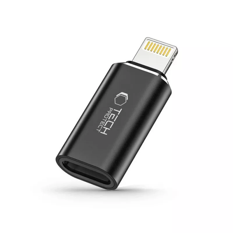 TECH-PROTECT ULTRABOOST Adapter Lightning to USB-C Black