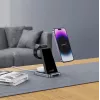 Tech-Protect QI15W-A26 3IN1 belaidė įkrovimo stotelė, juoda