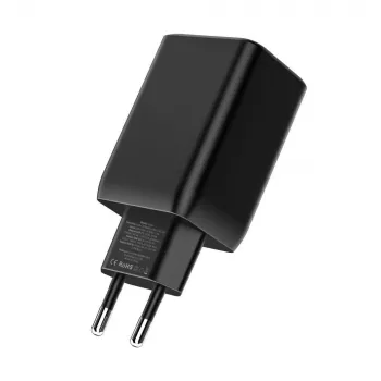 TECH-PROTECT C65W 3-Port Network Charger PD 65W / QC3.0 Black