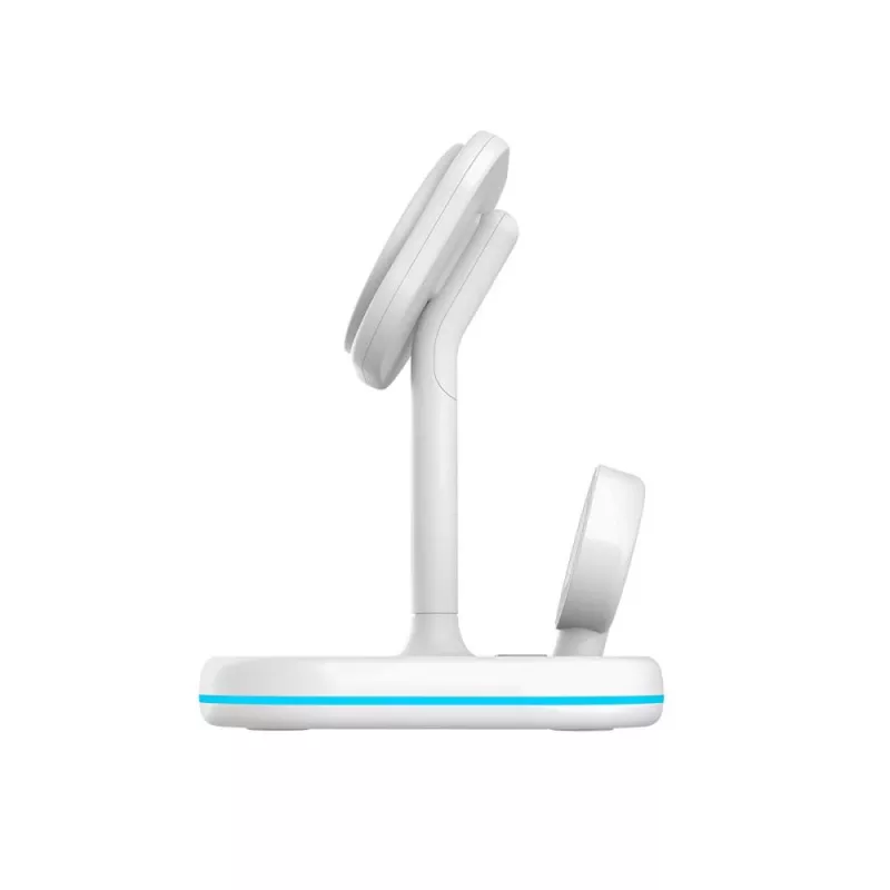 TECH-PROTECT QI15W-A27 3IN1 Magnetic MagSafe Wireless Charger White