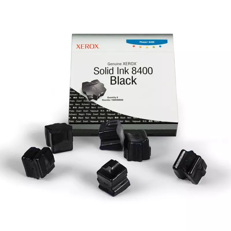 Xerox Phaser 8400 Black Solid Ink Stick - Original OEM - for Phaser 8400