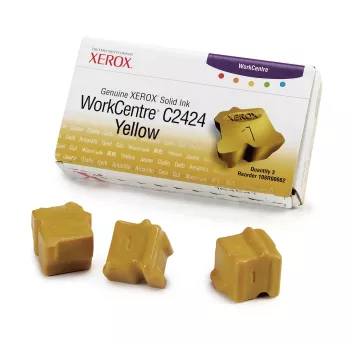 Xerox Genuine Solid Ink Stick Yellow 3-Pack (3400 Pages) 108R00662