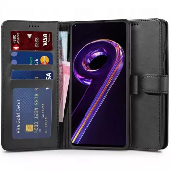 TECH-PROTECT Wallet Case, skirta Realme 9 Pro, juoda