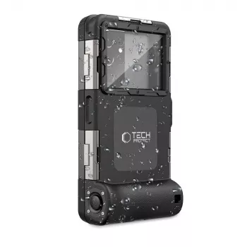 TECH-PROTECT IPX8 Universal Diving Waterproof Case Black