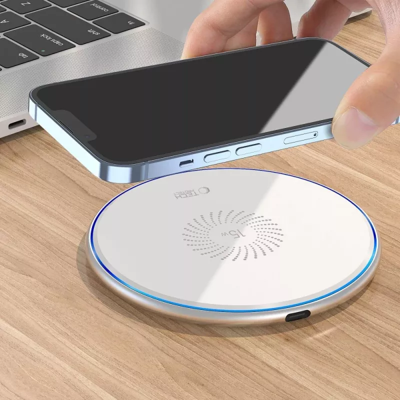 TECH-PROTECT QI15W-C1 belaidis įkroviklis 15W juodas
