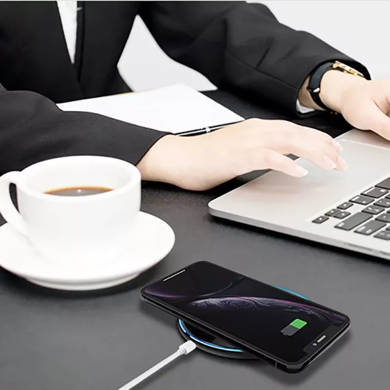 TECH-PROTECT QI15W-C1 belaidis įkroviklis 15W juodas