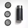 Microplane Universal Mill - Black/Clear Rotary Grater for Hard Cheeses, Chocolate, Nuts, Spices
