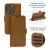 dbramante1928 Copenhagen Flip Case, skirta Samsung Galaxy A54 – natūralios odos dėklas, šviesiai ruda