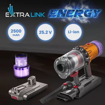 Extralink EX.94569 Pakeitimo Baterija Dyson V12 25.2V 2500mAh + Filtras