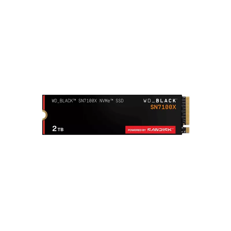 WD WD_BLACK SN7100X - SSD - 2 TB - Vidinis - M.2 2280 - PCI Express 5.0 x4 (NVMe)