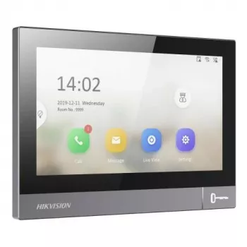 Hikvision DS-KH8381-TE1 IP vaizdo domofono vidaus monitorius su 7 colių liečiamu ekranu