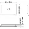 Hikvision DS-KH8381-TE1 IP vaizdo domofono vidaus monitorius su 7 colių liečiamu ekranu