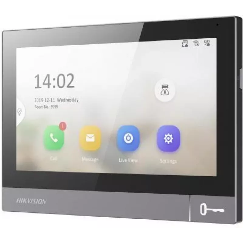 Hikvision DS-KH8381-TE1 IP vaizdo domofono vidaus monitorius su 7 colių liečiamu ekranu