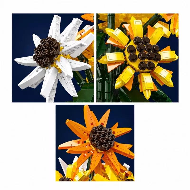 Mould King Sunflower Potted 24111 Statybinis Blokų Rinkinys (854 dalys)