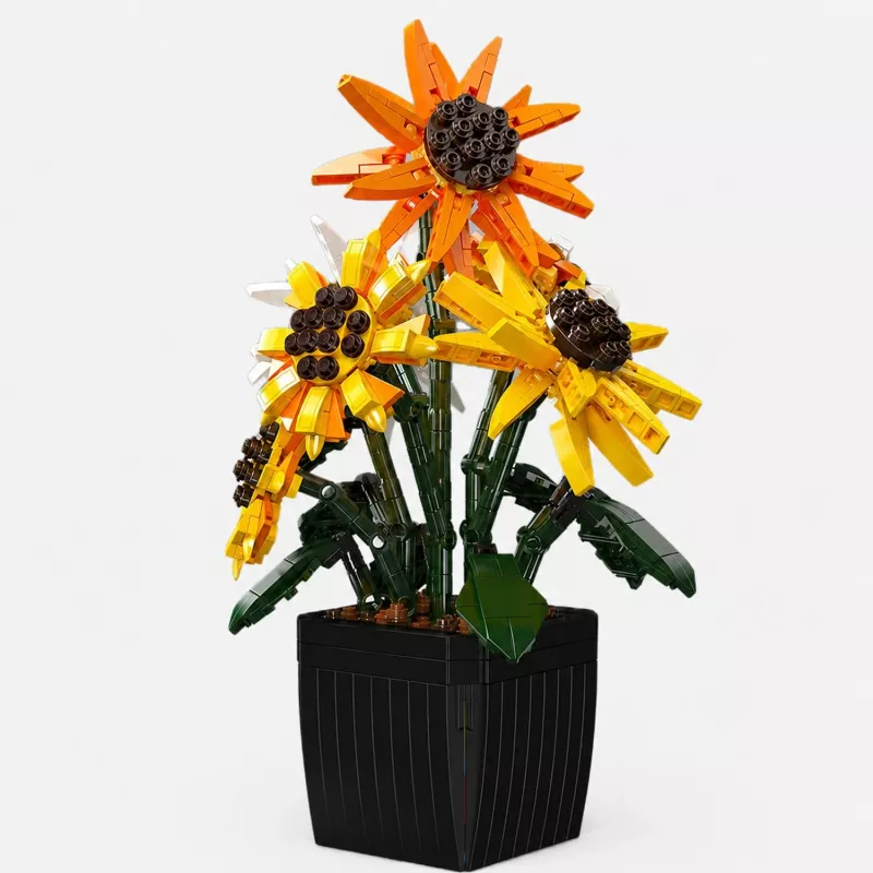Mould King Sunflower Potted 24111 Statybinis Blokų Rinkinys (854 dalys)