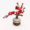 Mould King Plum Blossom Botanical 24120 Statybinis Blokų Rinkinys (393 Dalys)