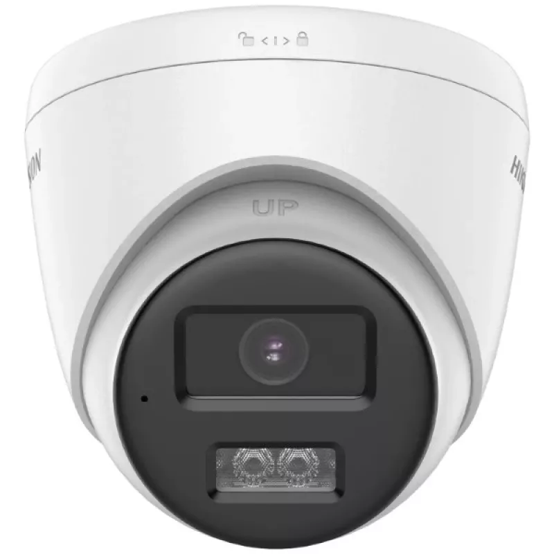 Hikvision DS-2CE78D0T-LTS(2.8mm) 2 MP HD-TVI Turret Dome Camera su dvipusiu garsu, fiksuotu objektyvu