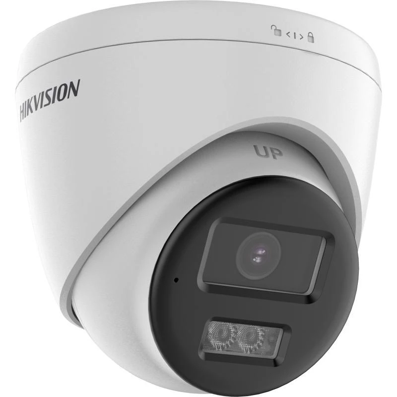 Hikvision DS-2CE78D0T-LTS(2.8mm) 2 MP HD-TVI Turret Dome Camera su dvipusiu garsu, fiksuotu objektyvu