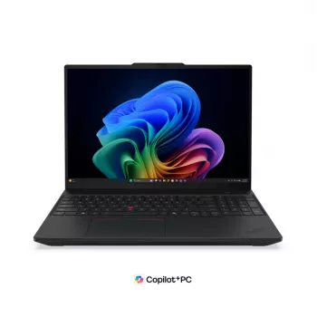 Lenovo ThinkPad T16 Gen 5 21WT000WMH verslo nešiojamas kompiuteris, Intel Core Ultra 5 325, 16 colių WUXGA, 16GB LPDDR5x, 512GB SSD, Windows 11 Pro, angliška QWERTY klaviatūra