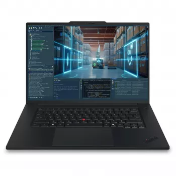 Lenovo ThinkPad P1 Gen 9 21UE0006GE mobili darbo stotis, 16 colių WUXGA IPS, Intel Core Ultra 7 356H, 64GB LPDDR5x, 1TB SSD, NVIDIA RTX PRO 2000 Blackwell 8GB, Windows 11 Pro, vokiška klaviatūra