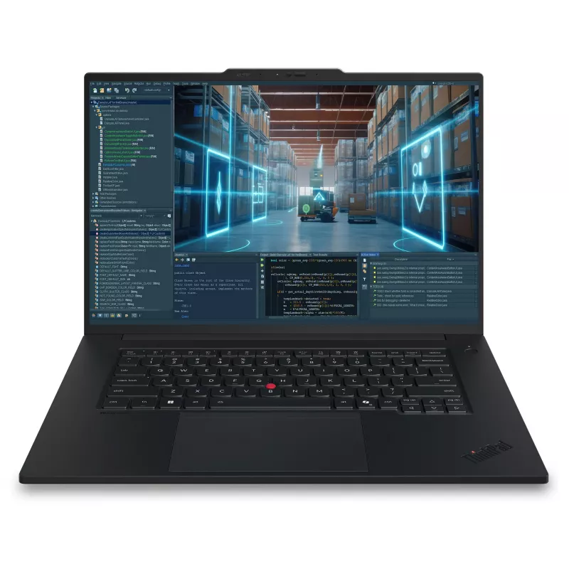 Lenovo ThinkPad P1 Gen 9 21UE0006GE mobili darbo stotis, 16 colių WUXGA IPS, Intel Core Ultra 7 356H, 64GB LPDDR5x, 1TB SSD, NVIDIA RTX PRO 2000 Blackwell 8GB, Windows 11 Pro, vokiška klaviatūra