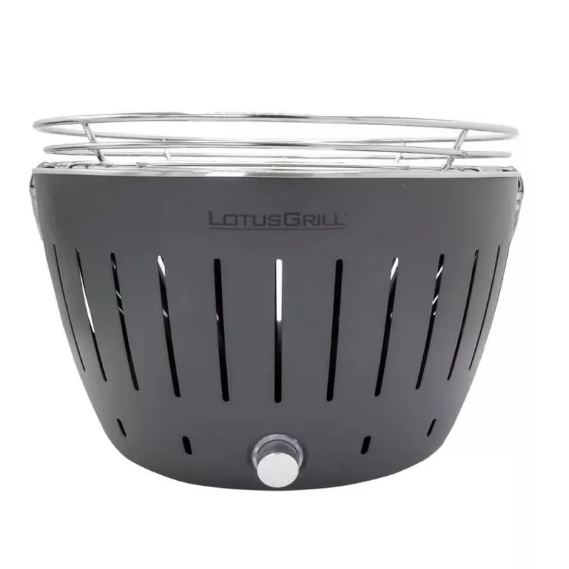 LotusGrill G340 Stalo anglių kepsninė 32 cm Antracitas su USB