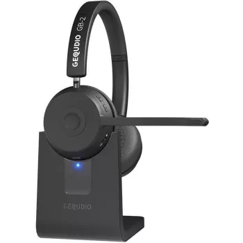 GEQUDIO Bluetooth Headset GB-2 su įkrovimo stotele - Ausinės