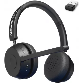GEQUDIO Bluetooth Headset GB-2 su įkrovimo stotele - Ausinės