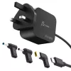 J5CREATE 67W GaN PD USB-C Mini Charger su 3 DC jungtimis
