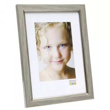 Deknudt S46AD1 Vieno nuotraukos rėmelis 10x15 cm Sidabrinis MDF Plastikas