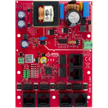 ATTE IPB-5-10A-OF 6-Port PoE Switch su integruotu maitinimo šaltiniu