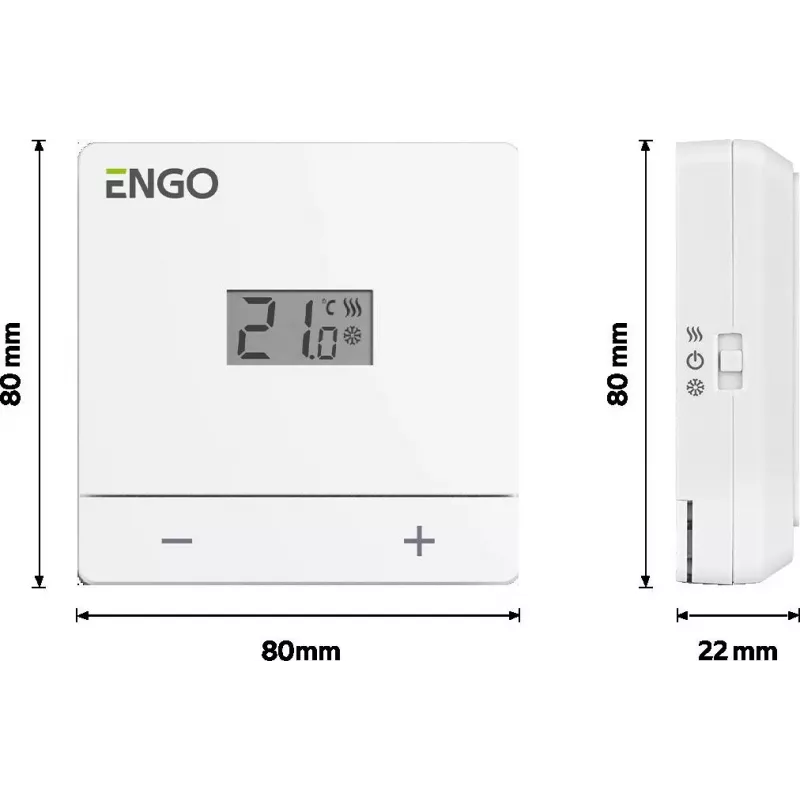 ENGO Controls EASY-BATW akumuliatorius temperatūros valdikliui