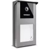 VIDOS IPX S101-1 lauko skydelis su RFID skaitytuvu, 2MP kamera, PoE, juodas