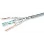 ROLINE S/FTP Cat.6A (Class EA) LSOH Solid Wire Bulk Cable, 100 m, pilka